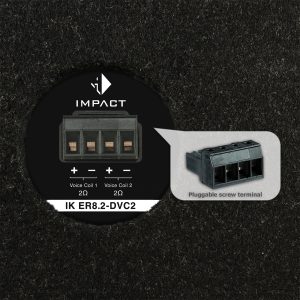 Helix IK ER8.2-DVC2 - 2x8" Passiv Subwoofer Til Reservehjulsbrønden - Image 3